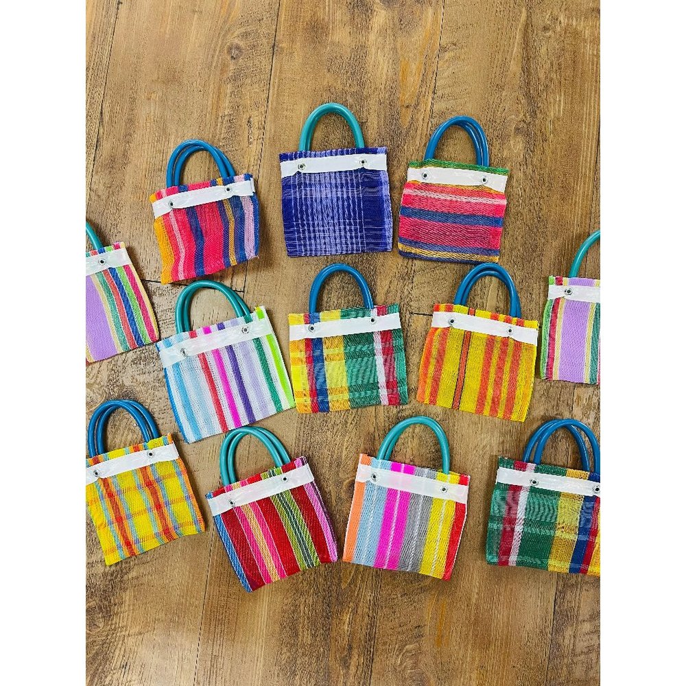 Mexican 12 pc Mini Market Bag W “4.5” x L “4”